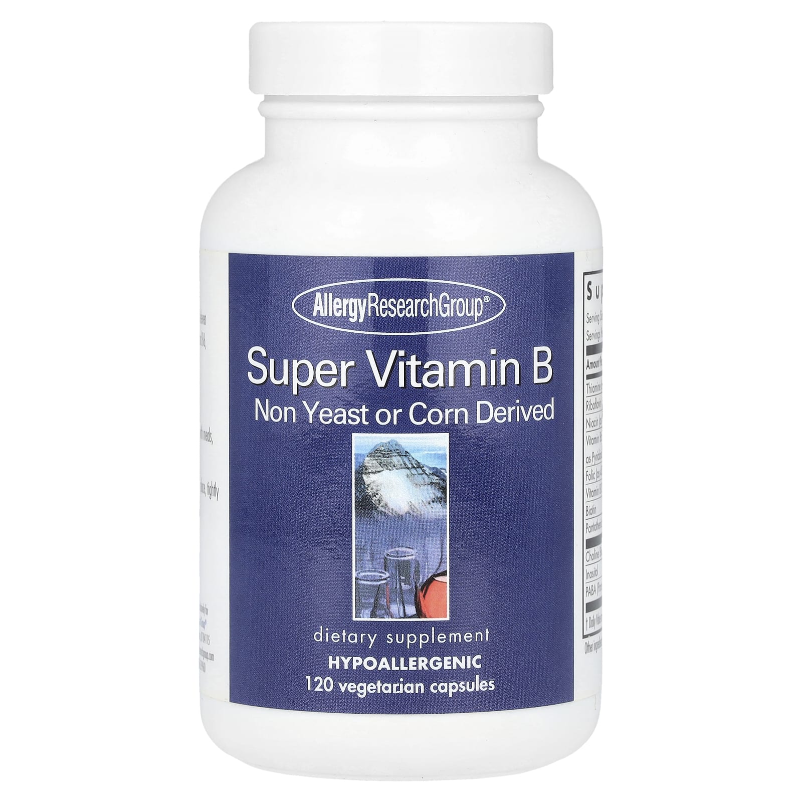 Allergy Research Group Super Vitamin B Complex - Complete B-Vitamin Supplement - Image 1