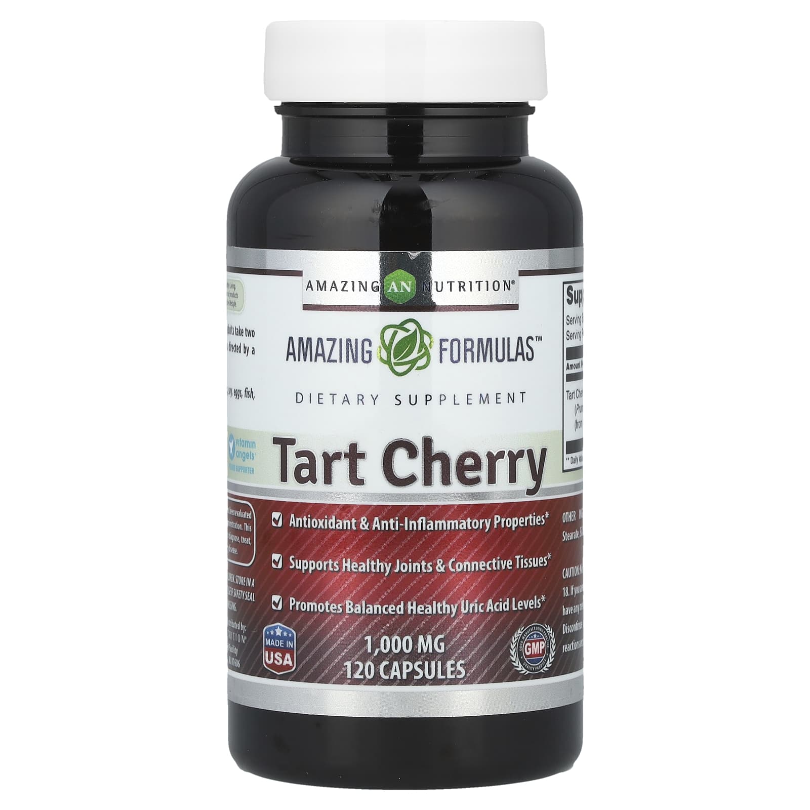 Tart Cherry 1000mg Supplement for Joint Health & Uric Acid Balance - Image 1