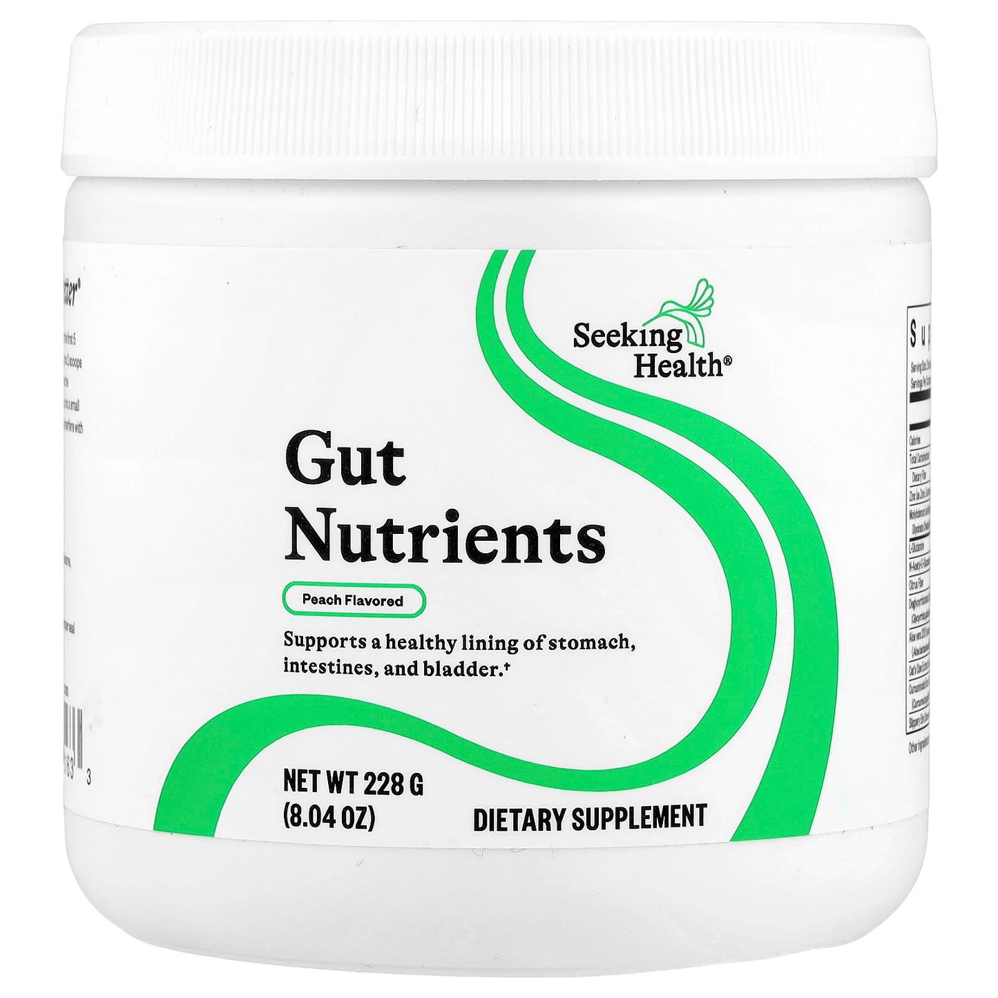 Seeking Health, Gut Nutrients, Peach, 8.04 oz (228 g) - Image 1