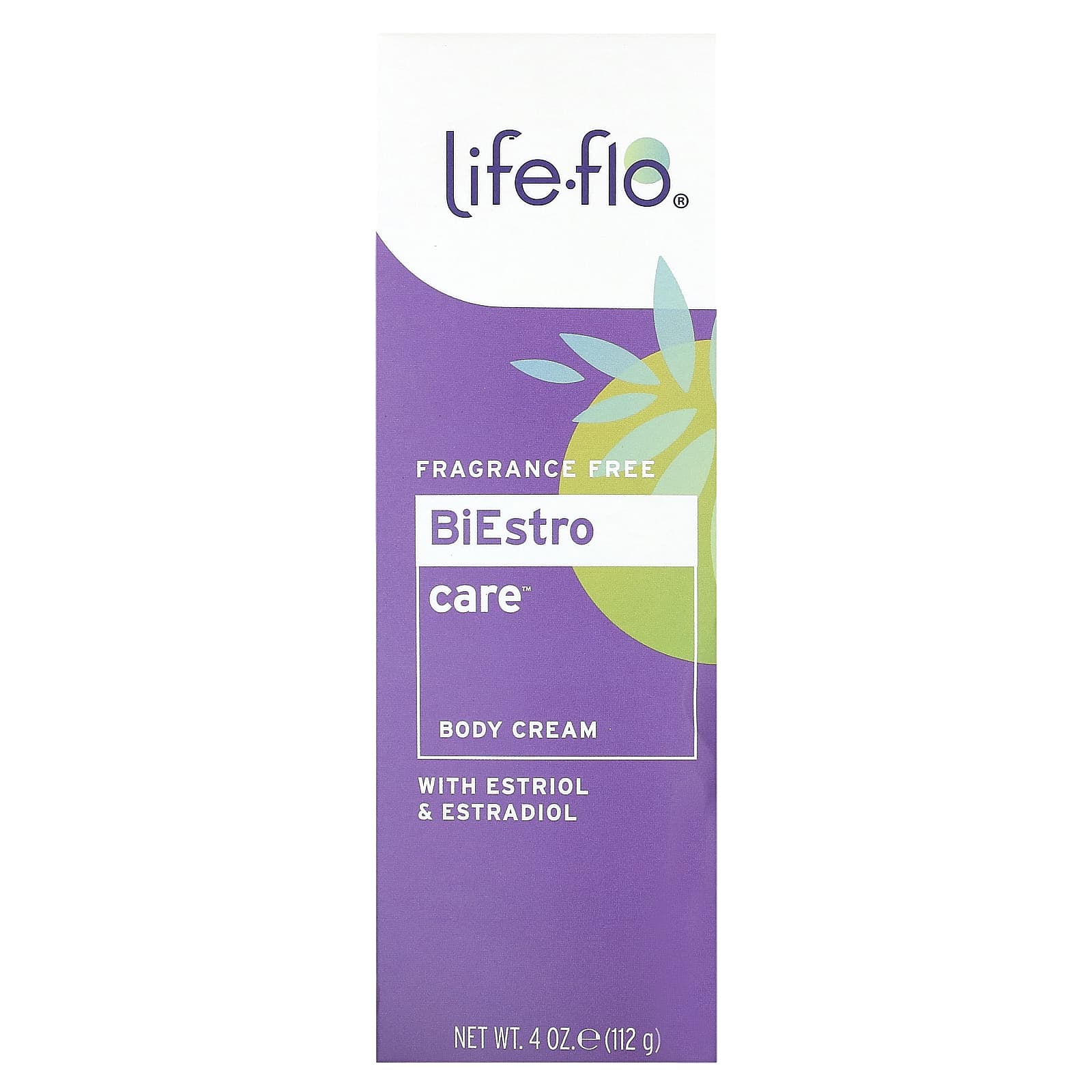 Life-flo, BiEstro Care Body Cream, Fragrance free, 4 oz (112 g) - Image 2