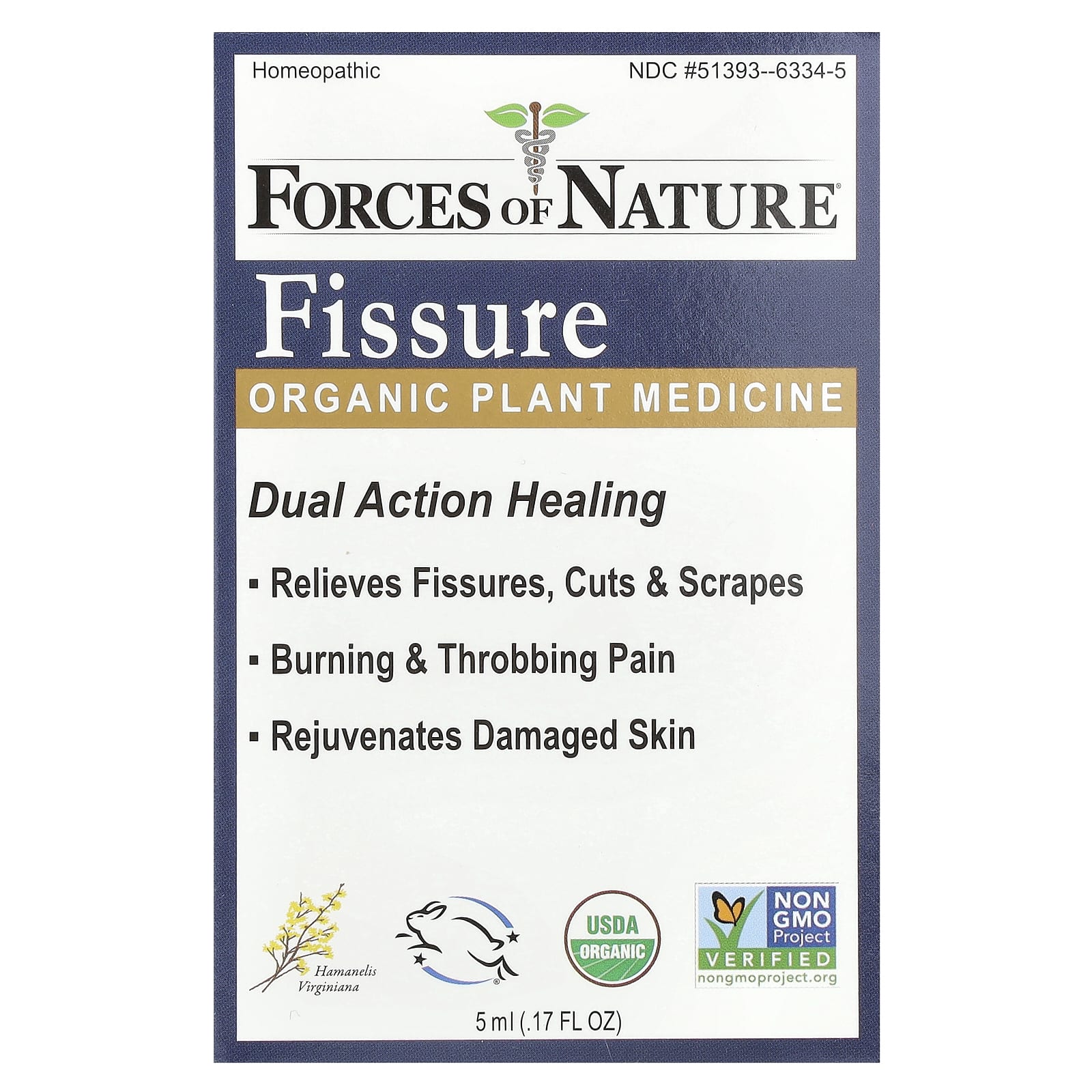 Forces of Nature Organic Fissure Relief - Dual Action Healing - Image 1
