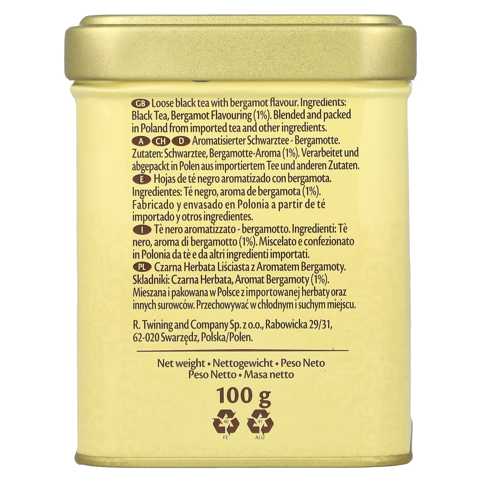 Twinings, Earl Grey Loose Tea, Light, 3.5 oz (100 g) - Image 2