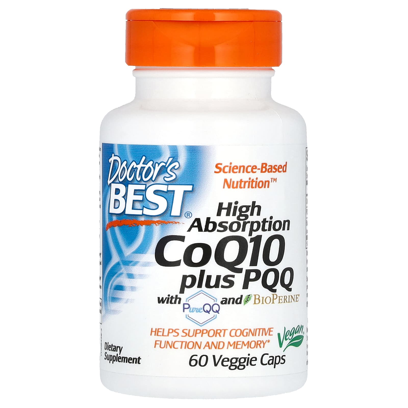 Support Brain Health with Doctor's Best High Absorption CoQ10 + PQQ - Image 1