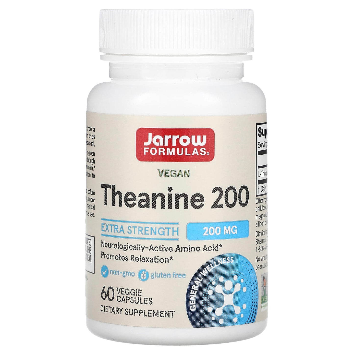 Theanine 200mg Supplement for Relaxation and Focus - Image 1