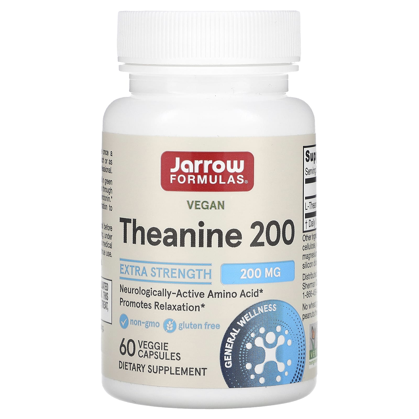 Theanine 200mg Supplement for Relaxation and Focus - Image 1