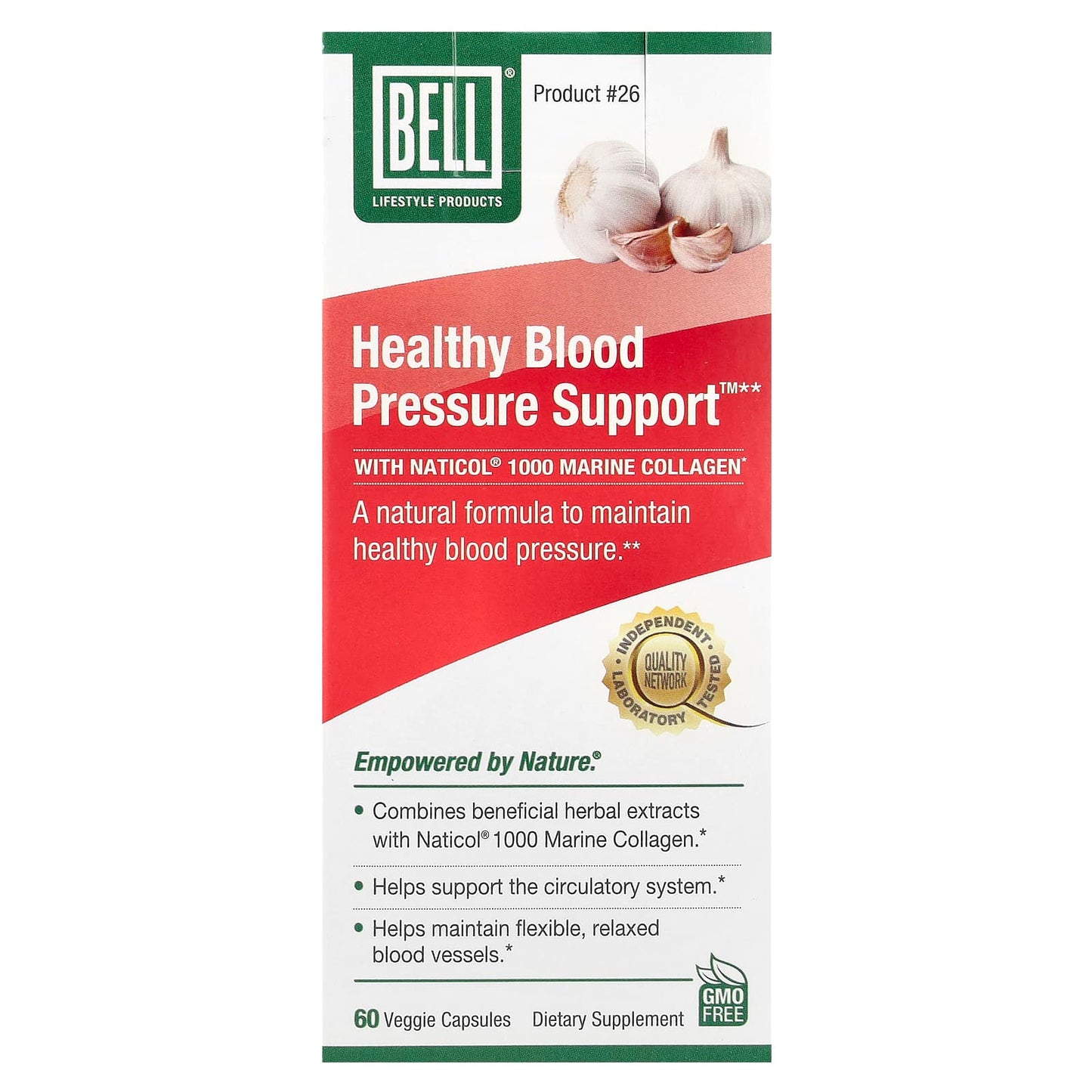 Bell Lifestyle Healthy Blood Pressure Support with Marine Collagen - Image 1