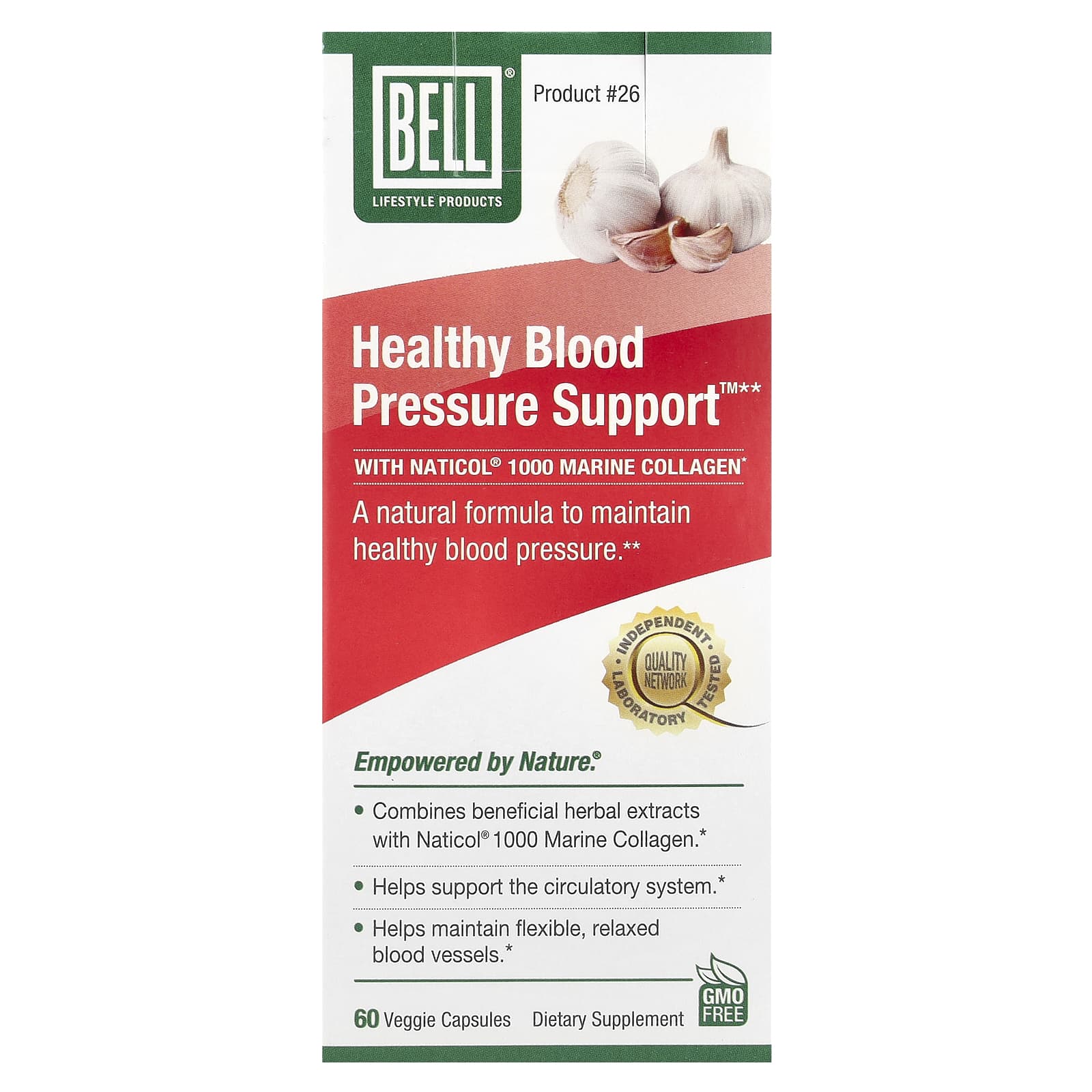 Bell Lifestyle Healthy Blood Pressure Support with Marine Collagen - Image 1