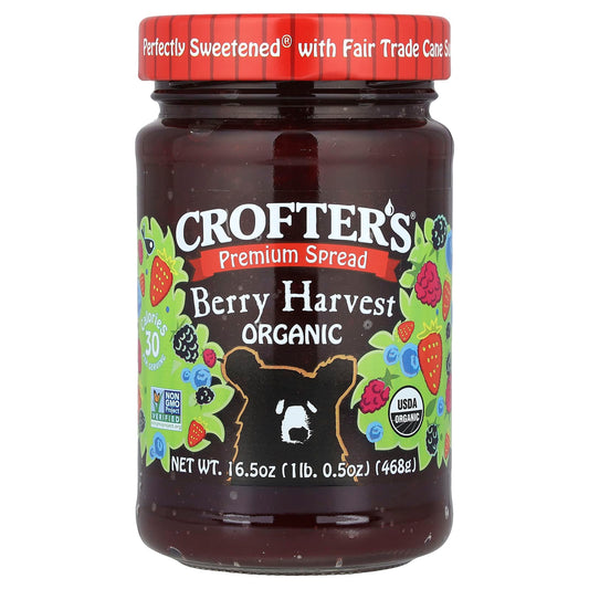 Organic Berry Harvest Spread by Crofter's Organic, 16.5 oz (468g) - Image 1