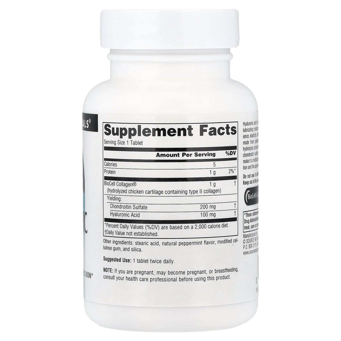 Source Naturals, Hyaluronic Acid, 30 Tablets - Image 2