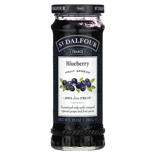 St. Dalfour, Blueberry Fruit Spread, 10 oz (284 g) - Image 1