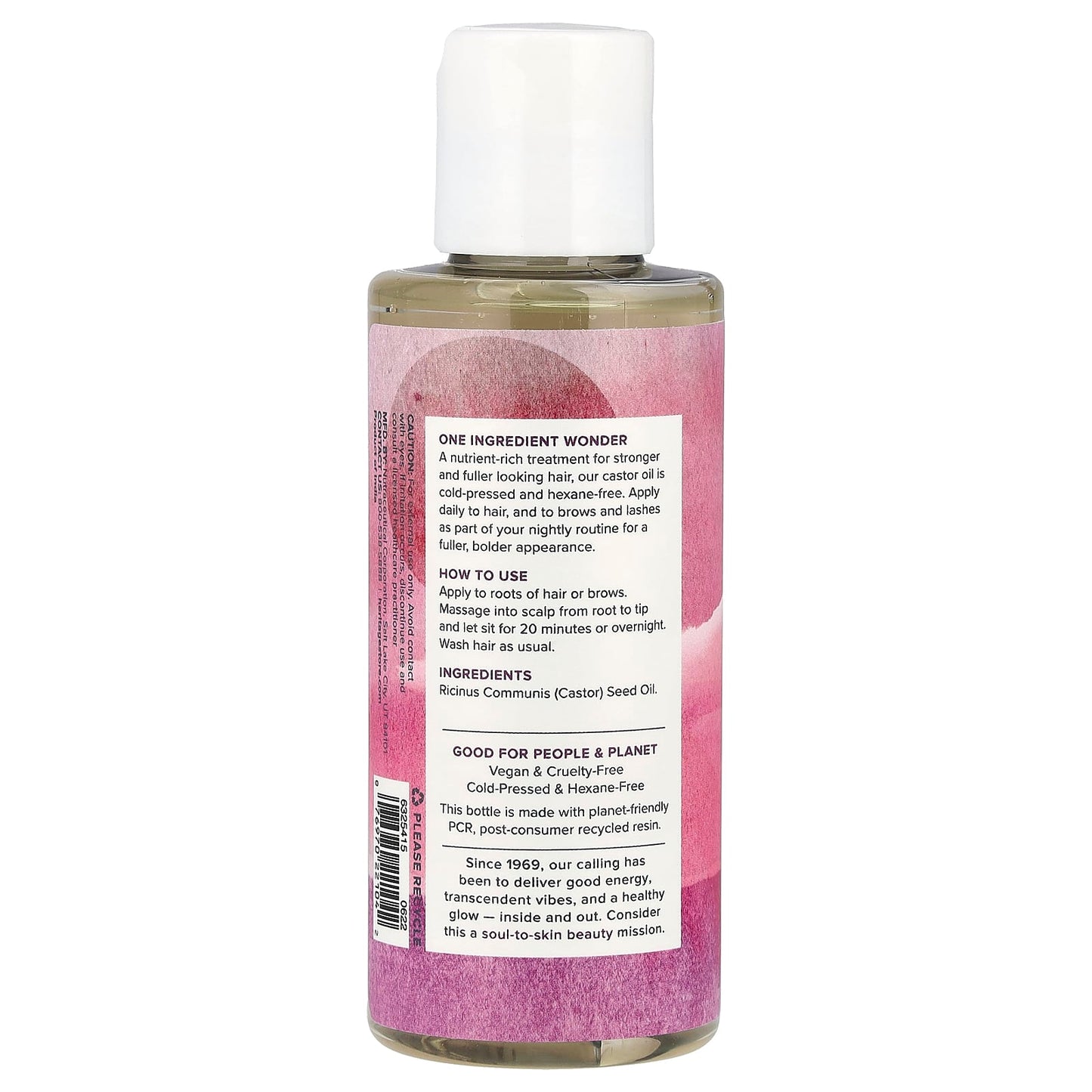 Castor Oil Treatment for Stronger Hair & Brows - 4fl oz - Image 2