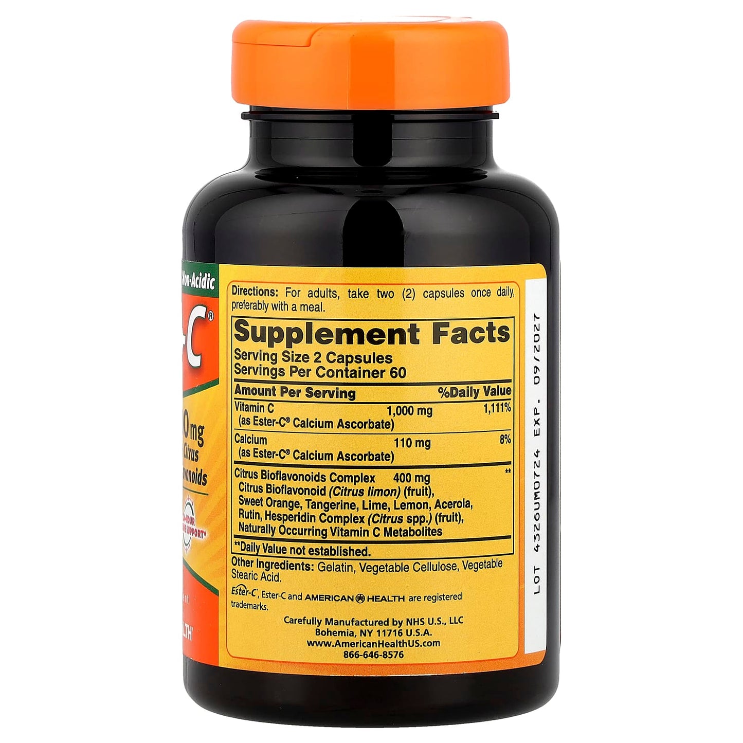 Boost Immune System with Ester-C Vitamin C Formula - 120 Capsules - Image 2