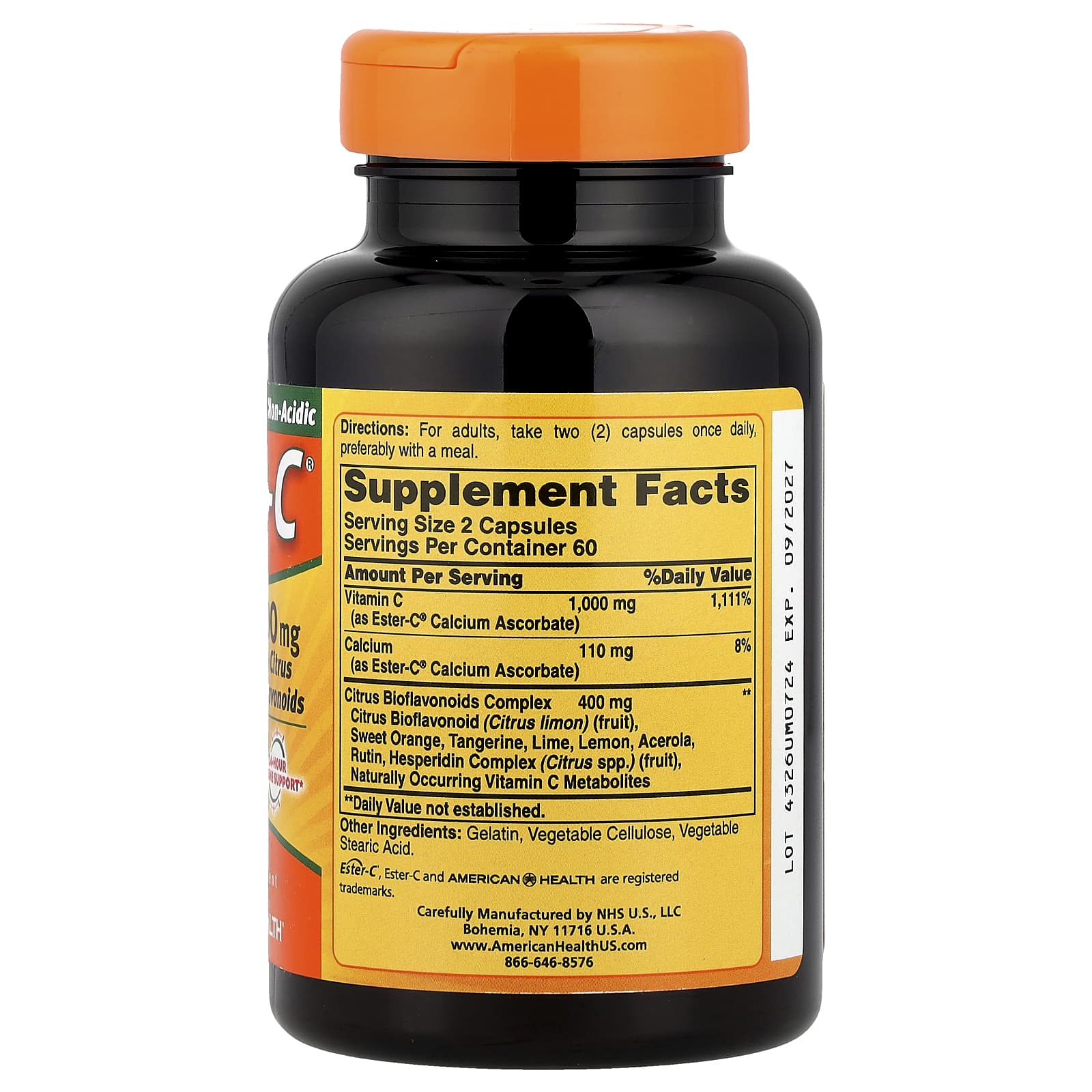 Boost Immune System with Ester-C Vitamin C Formula - 120 Capsules - Image 2