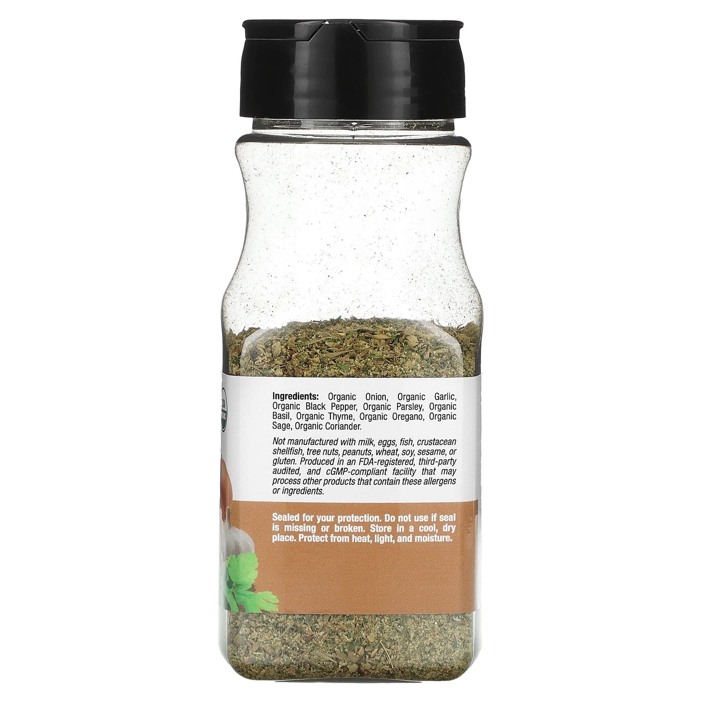 California Gold Nutrition Organic All Purpose Seasoning, 3 oz (85g) - Image 2