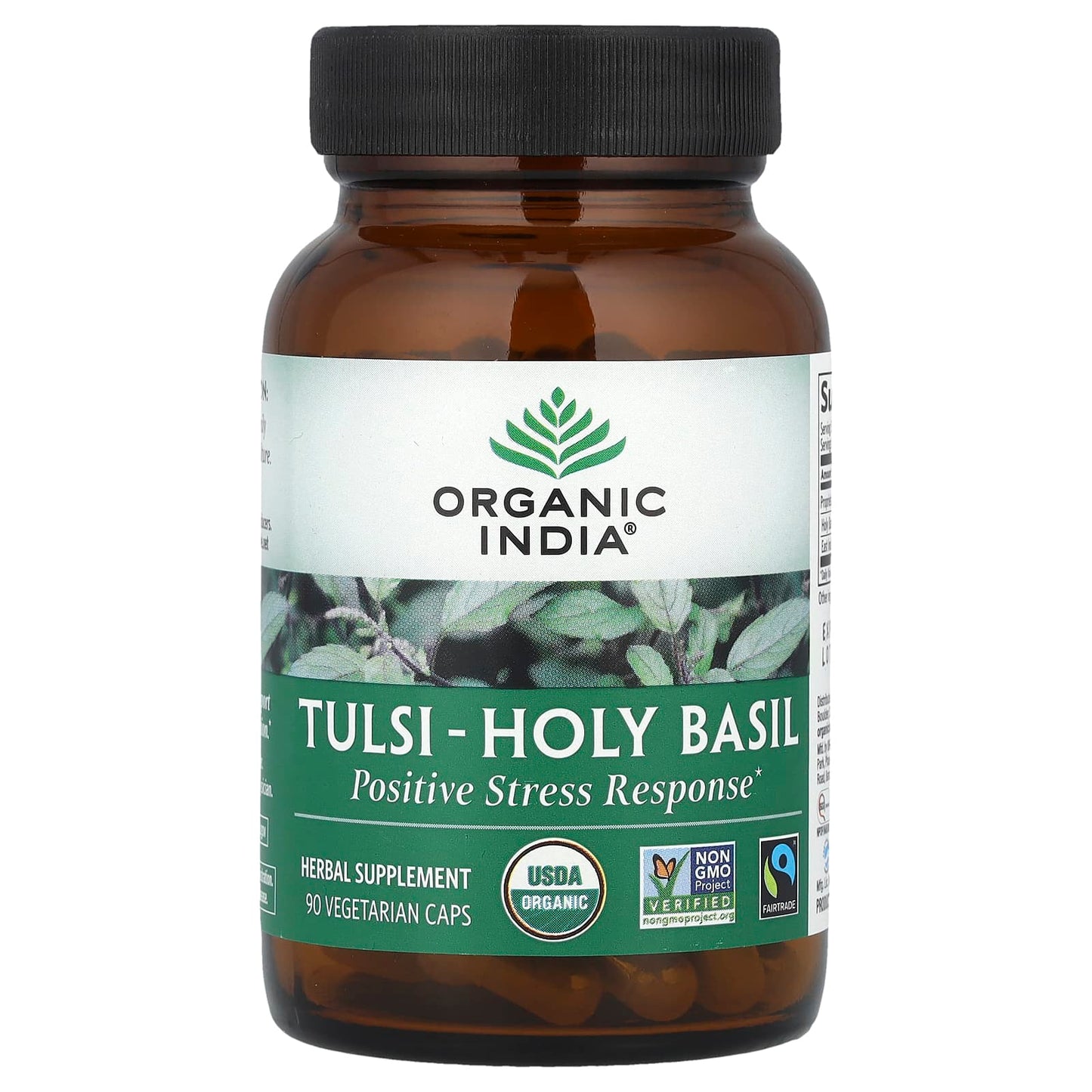 Organic India, Tulsi-Holy Basil, 90 Vegetarian Caps - Image 1