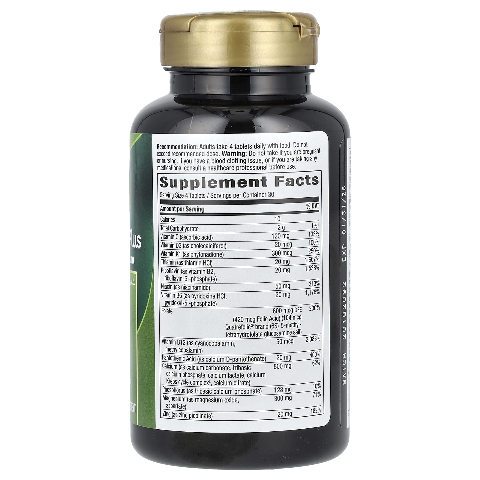 Nature's Way, OsteoPrime Plus Calcium & Magnesium, 120 Tablets - Image 2