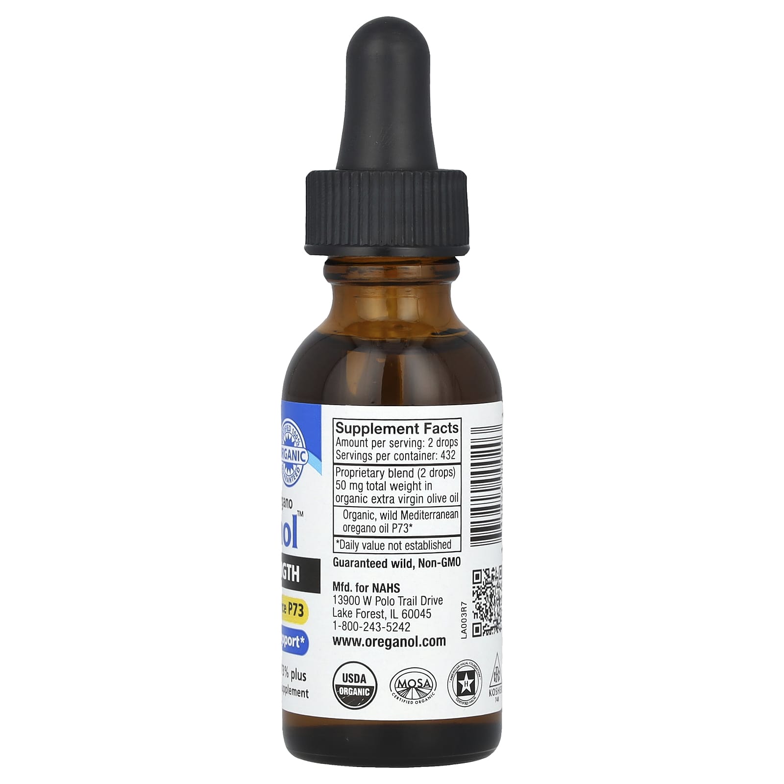 North American Herb & Spice, Oreganol™, Super Strength, 1 fl oz (30 ml) - Image 2