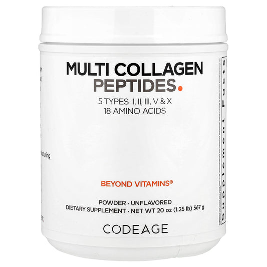 Codeage Multi Collagen Peptides Powder, Unflavored, 20 oz - Image 1