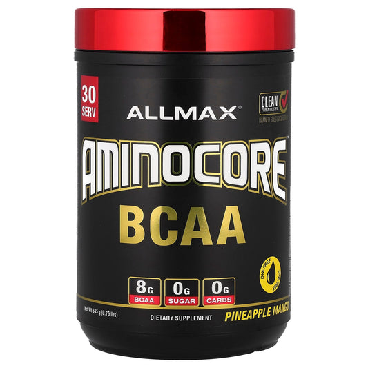 ALLMAX Aminocore BCAA Supplement - 8g BCAA, 9:6:5 Ratio, Zero Sugar - Image 1