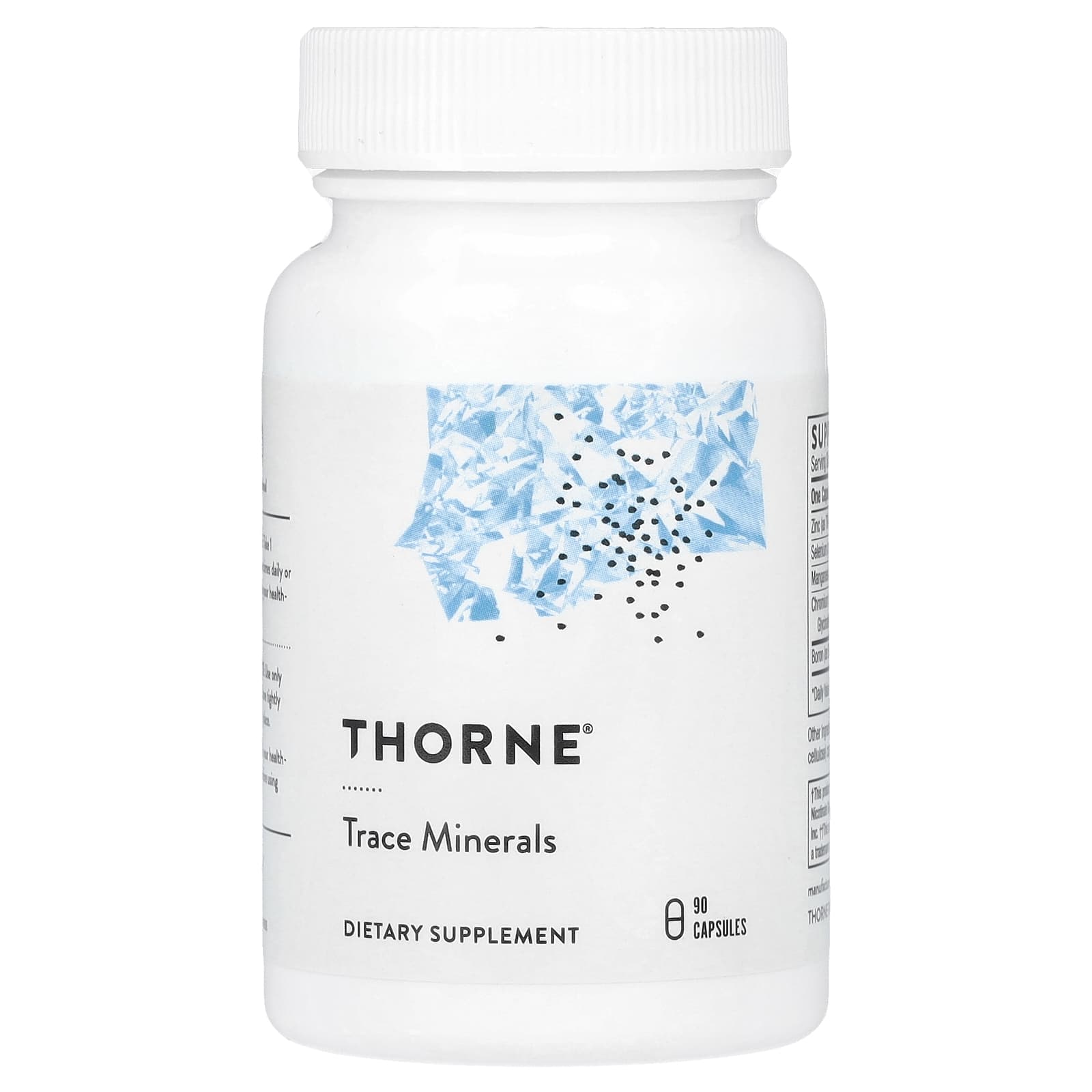 Thorne, Trace Minerals, 90 Capsules - Image 1