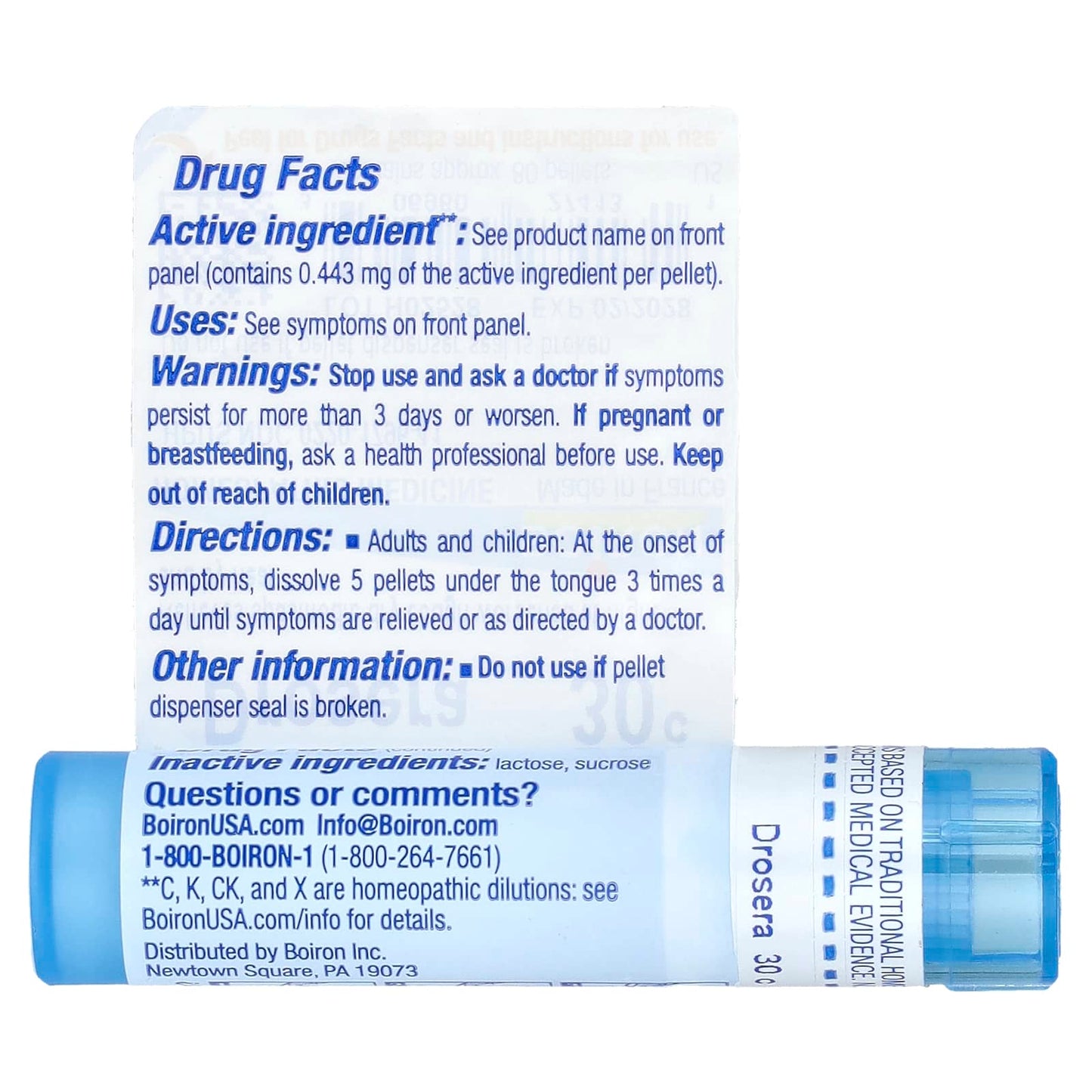 Boiron Drosera 30C Homeopathic Cough Relief - Image 2