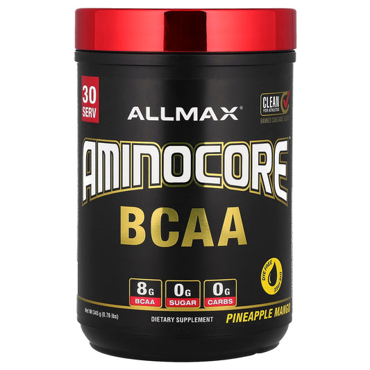 ALLMAX Aminocore BCAA Supplement - 8g BCAA, 9:6:5 Ratio, Zero Sugar - Image 1