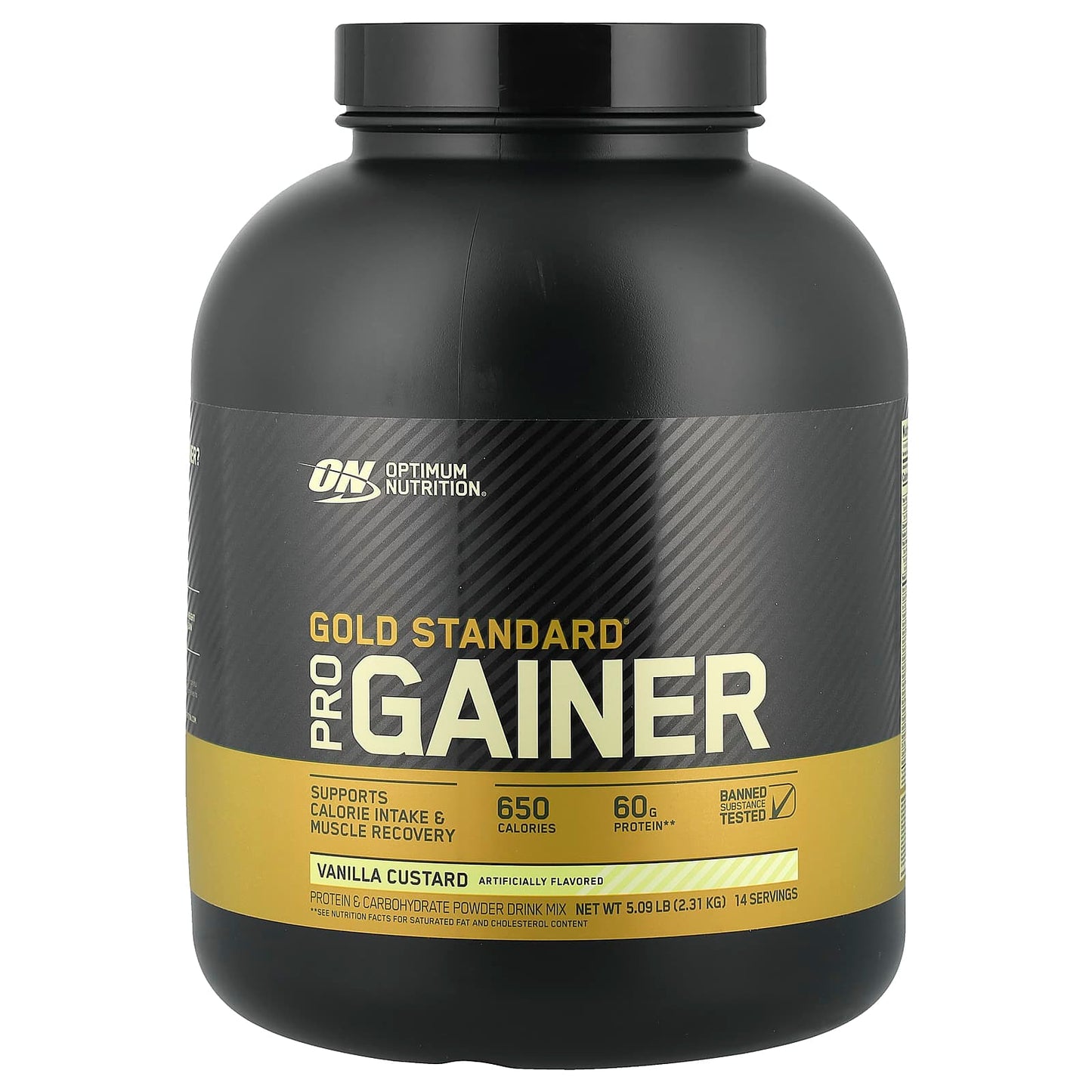 Optimum Nutrition, Gold Standard® Pro Gainer, Vanilla Custard, 5.09 lb (2.31 kg) - Image 1