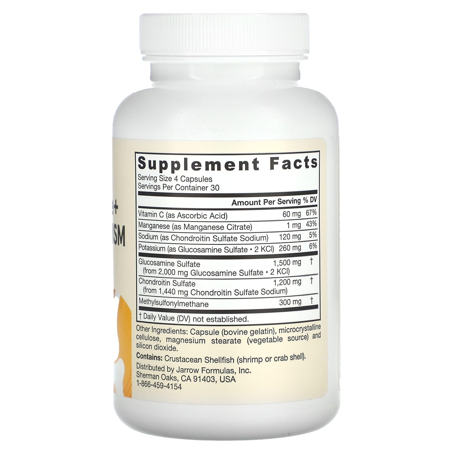 Jarrow Formulas Glucosamine & Chondroitin Supplement for Joint Health - Image 2