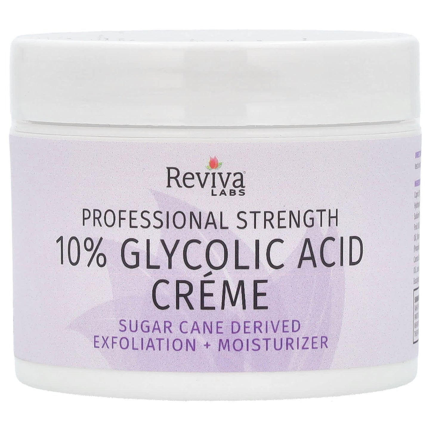 Reviva Labs, 10% Glycolic Acid Cream, 2 oz (55 g) - Image 1