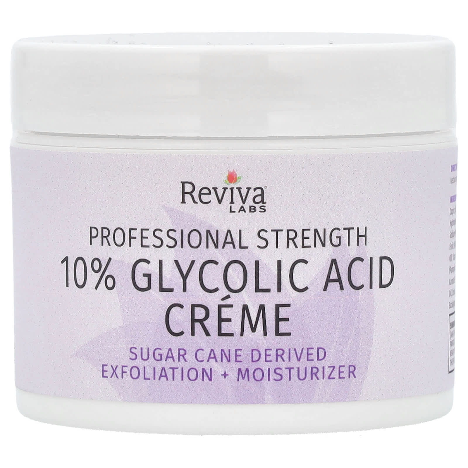 Reviva Labs, 10% Glycolic Acid Cream, 2 oz (55 g) - Image 1