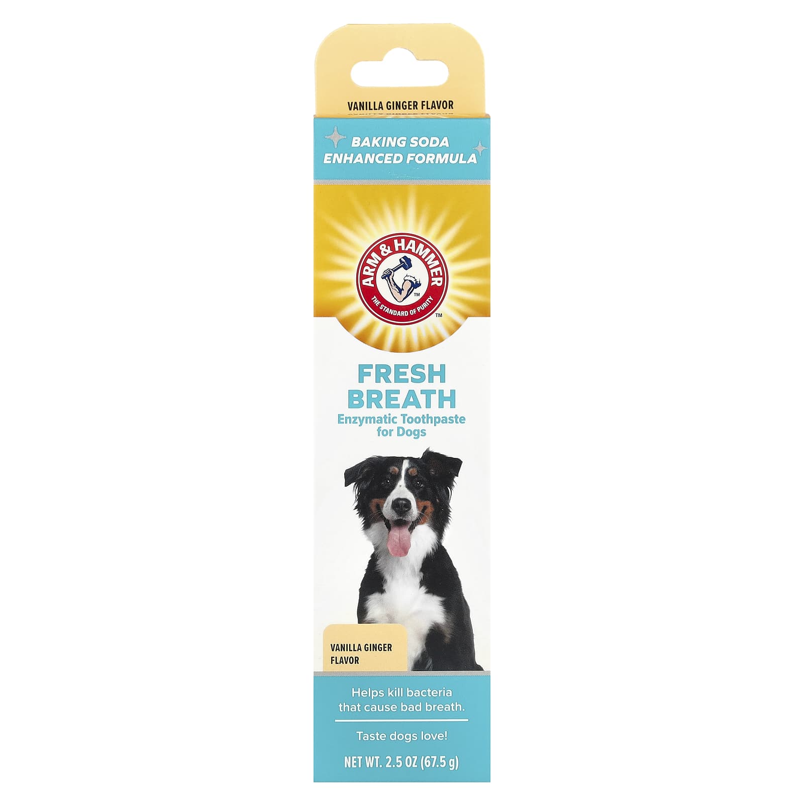 Arm & Hammer Vanilla Ginger Dog Toothpaste for Fresh Breath, 2.5 oz - Image 2