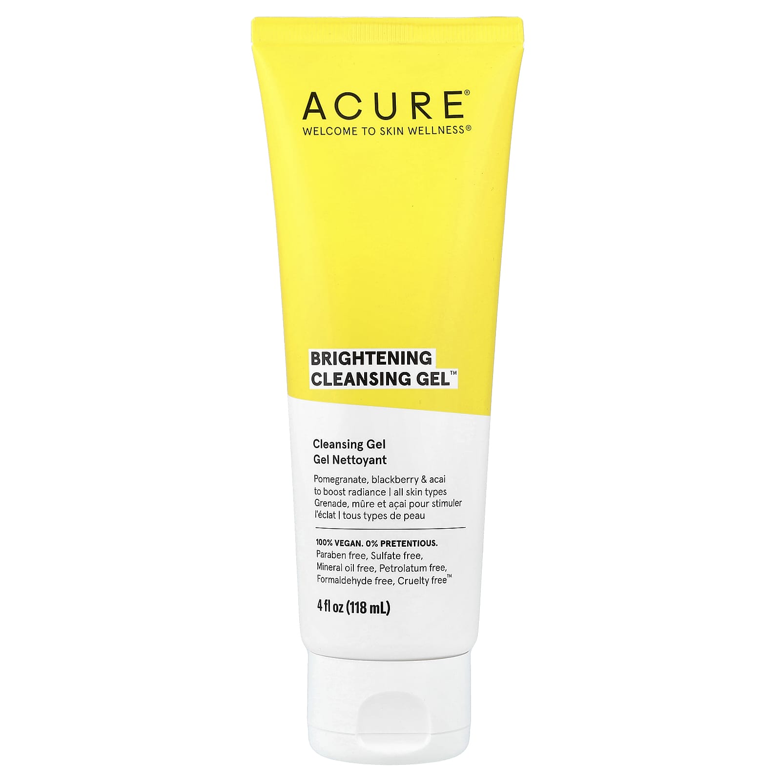 ACURE, Brightening Cleansing Gel™, 4 fl oz (118 ml)