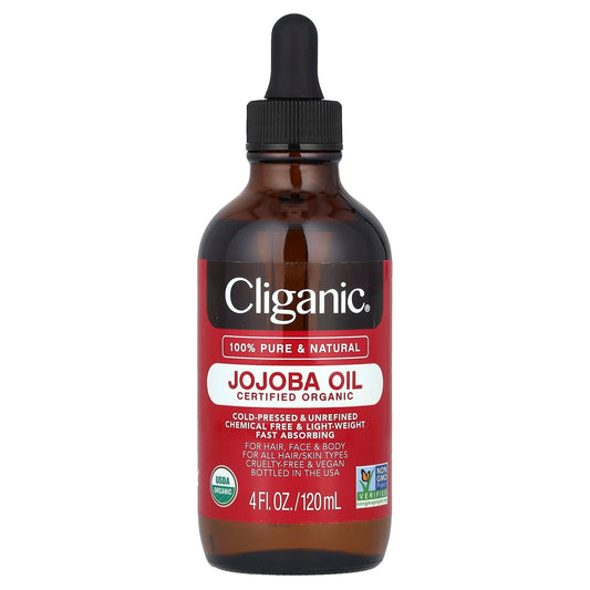 Pure Organic Jojoba Oil for Hair, Face & Body - 100% Natural, Cold-Pressed - Image 1