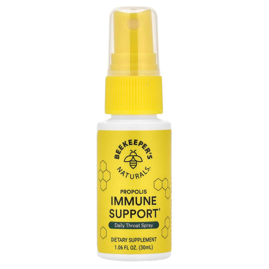 Boost Immunity with Beekeeper's Naturals Propolis Throat Spray, 1.06 fl oz - Image 1