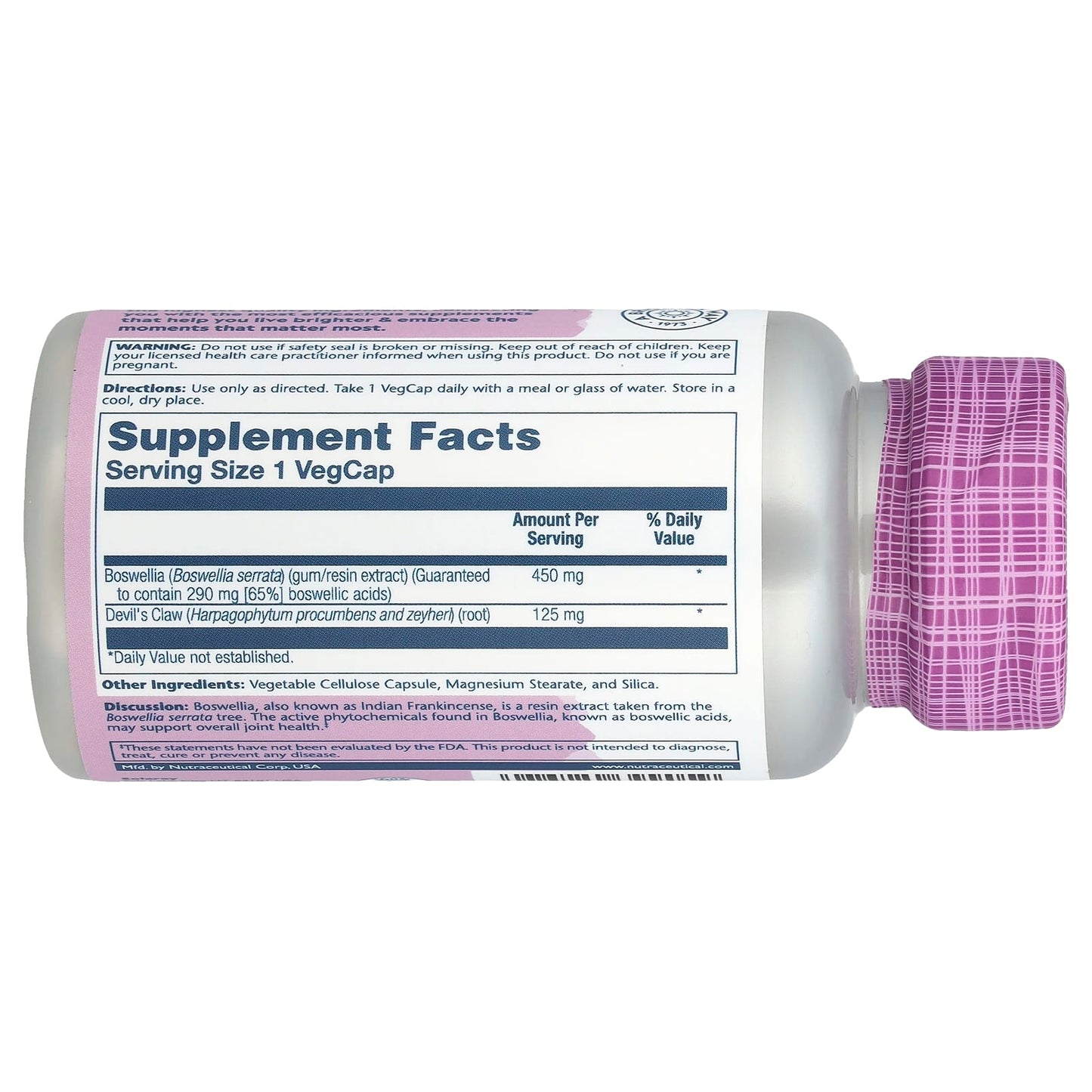 Solaray, Vital Extracts, Boswellia, 450 mg, 60 VegCaps - Image 2