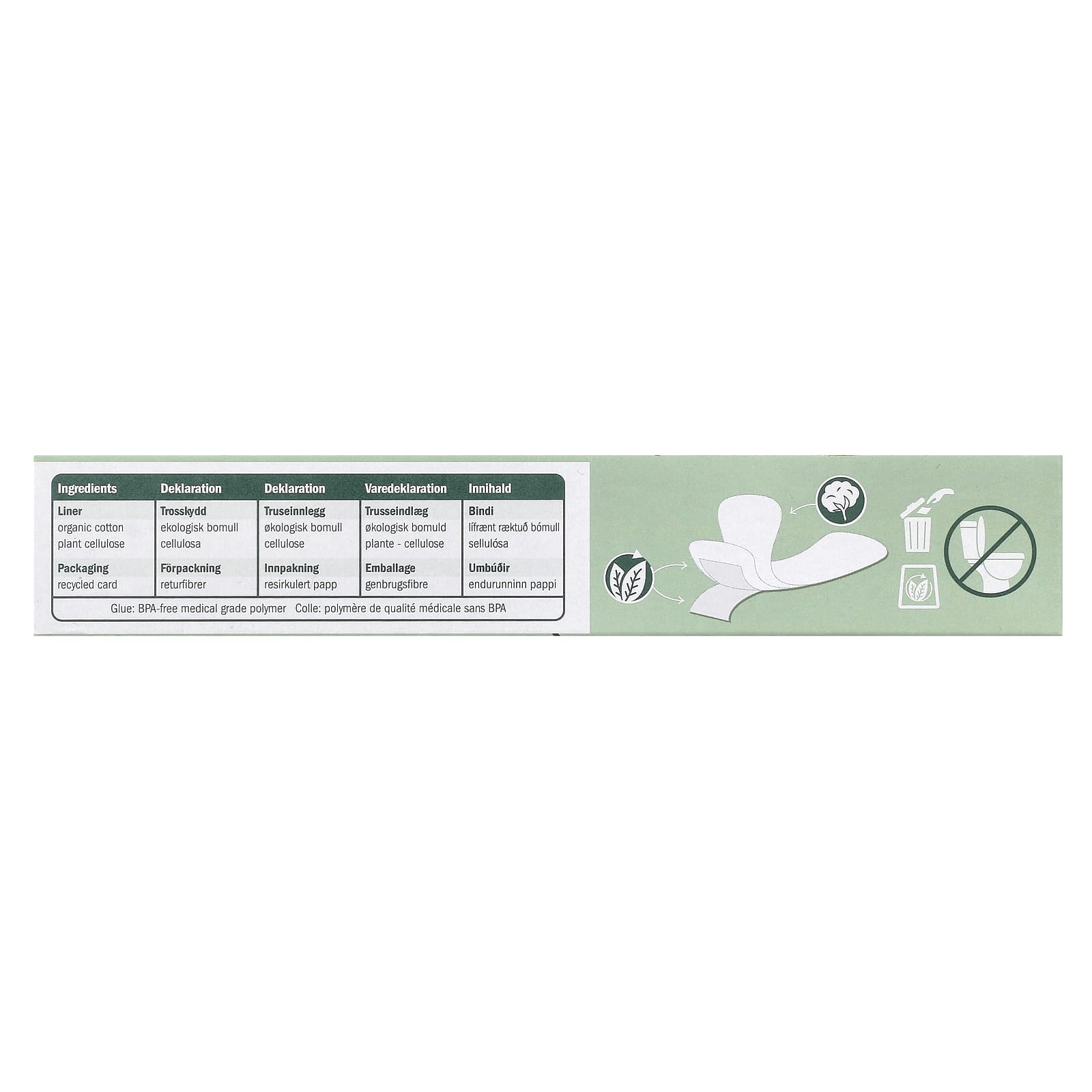 Natracare, Organic Cotton Panty Liners, Ultra Thin, 22 Liners - Image 2