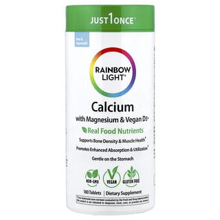 Support Strong Bones & Optimize Calcium Absorption with Rainbow Light