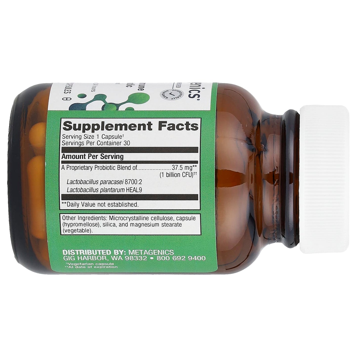 Metagenics, UltraFlora® Immune Booster Probiotic, 30 Capsules - Image 2