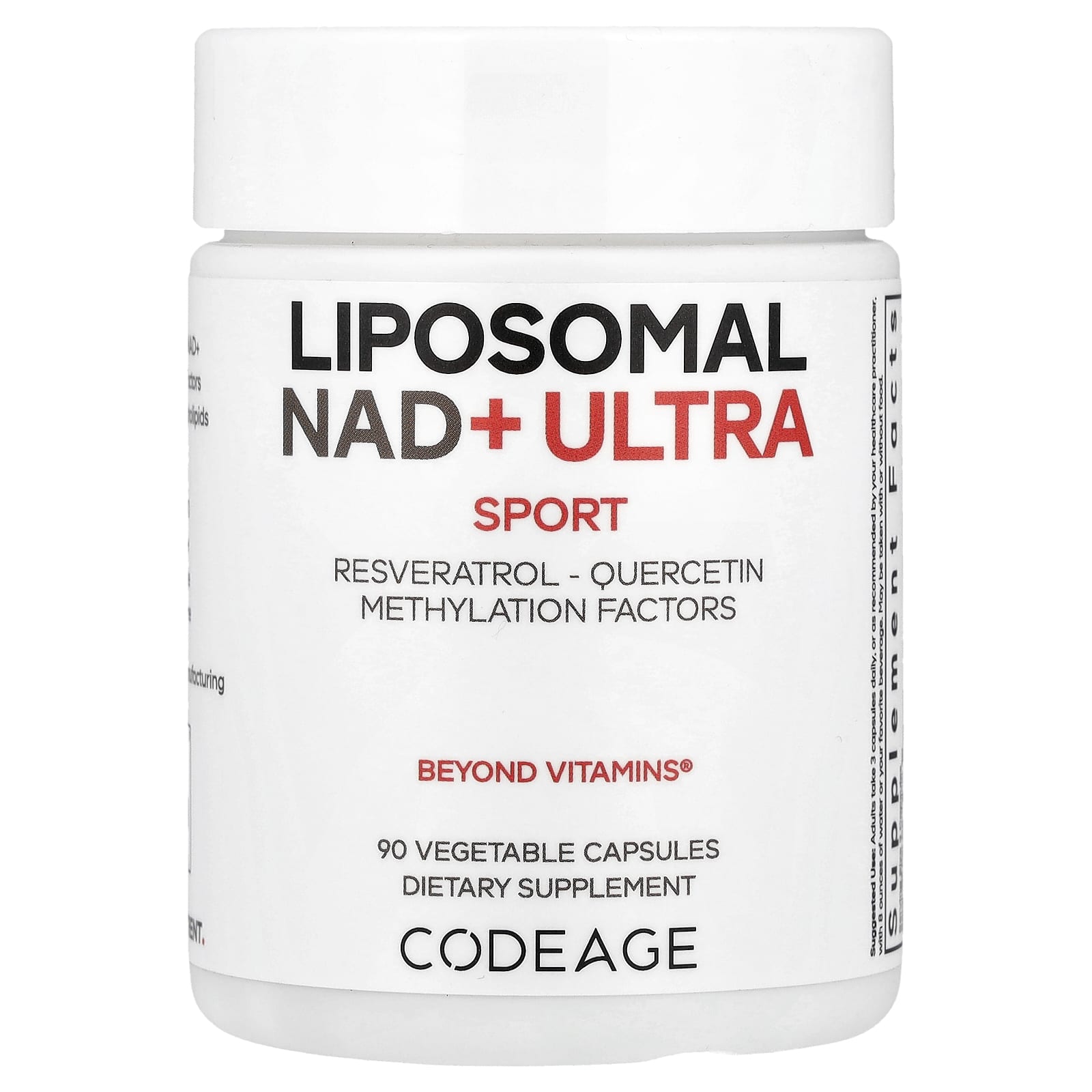 Unlock Your Potential with Codeage Liposomal NAD+ ULTRA - Boost Energy & Vitality - Image 1