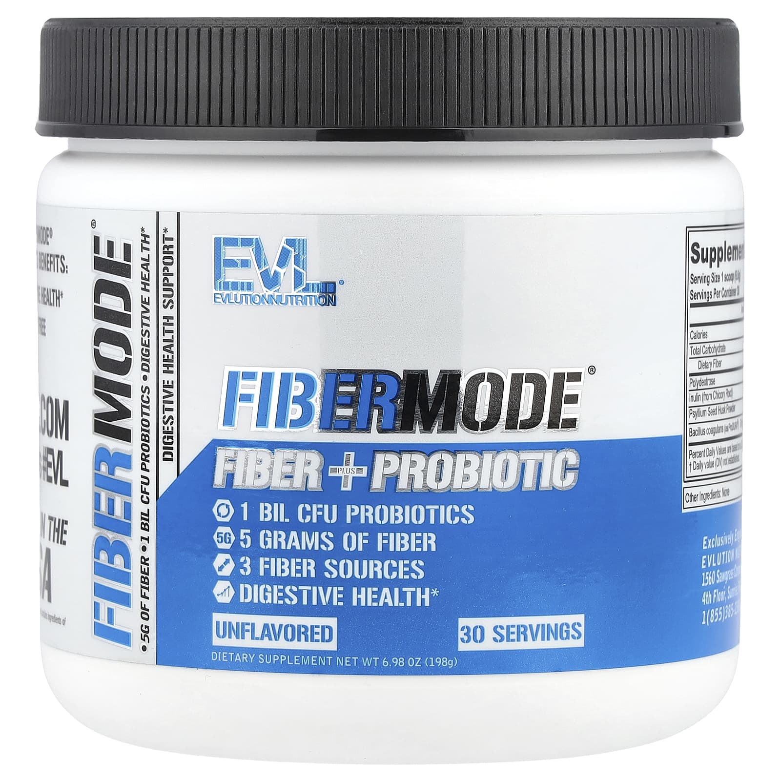 Boost Digestive Health with EVLution Nutrition FiberMode 6.98 oz - Image 1