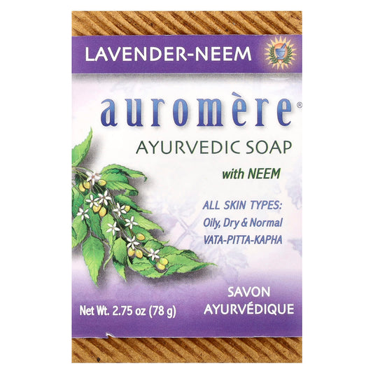 Ayurvedic Neem Lavender Soap for Balanced Skin - Image 1