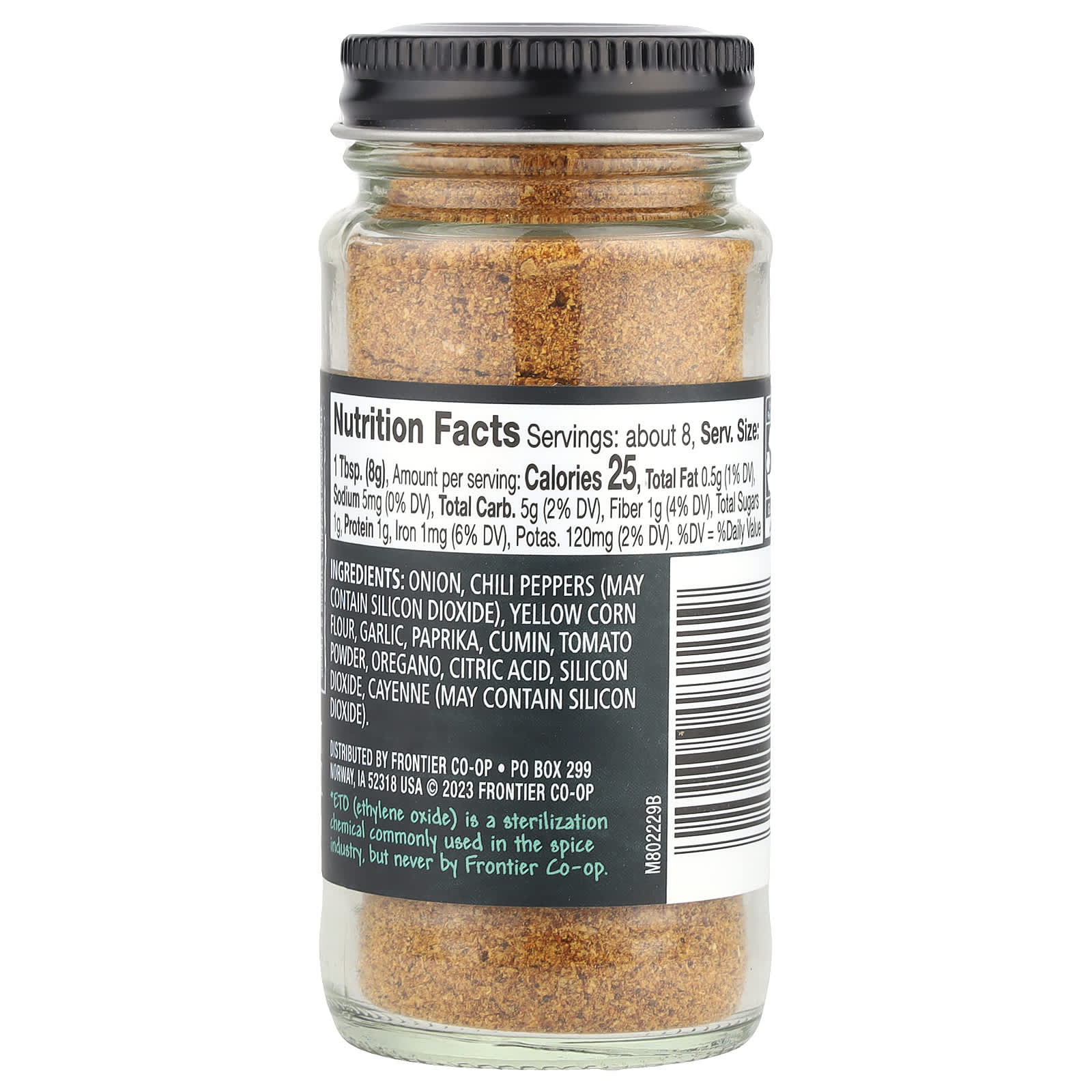 Organic Frontier Co-op Taco Seasoning, 2.33 oz - Non-GMO & Kosher - Image 2