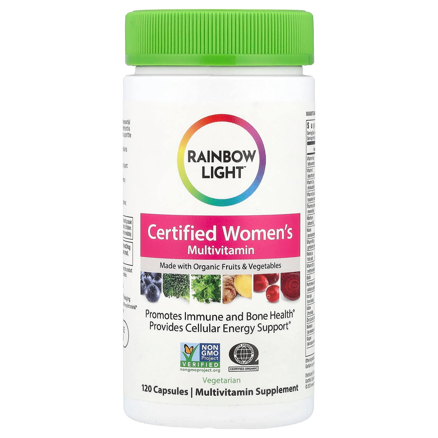 Rainbow Light, Certified Women's Multivitamin, 120 Capsules - Image 1