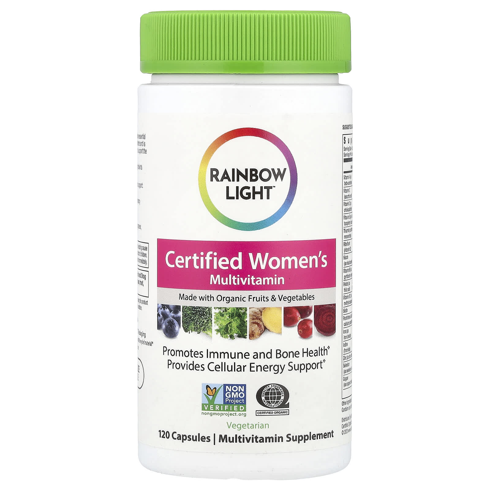 Rainbow Light, Certified Women's Multivitamin, 120 Capsules - Image 1