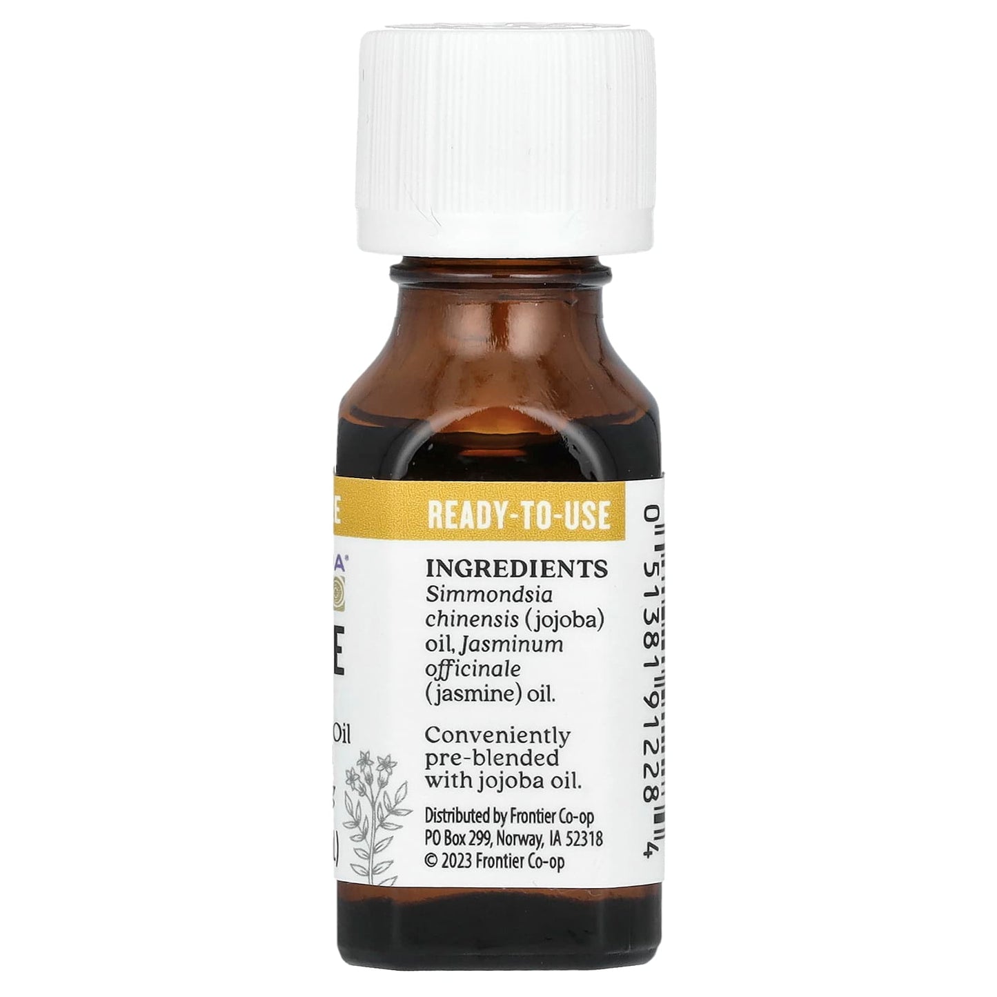 Jasmine Absolute Essential Oil Blend in Jojoba Oil, 0.5 fl oz - Image 2