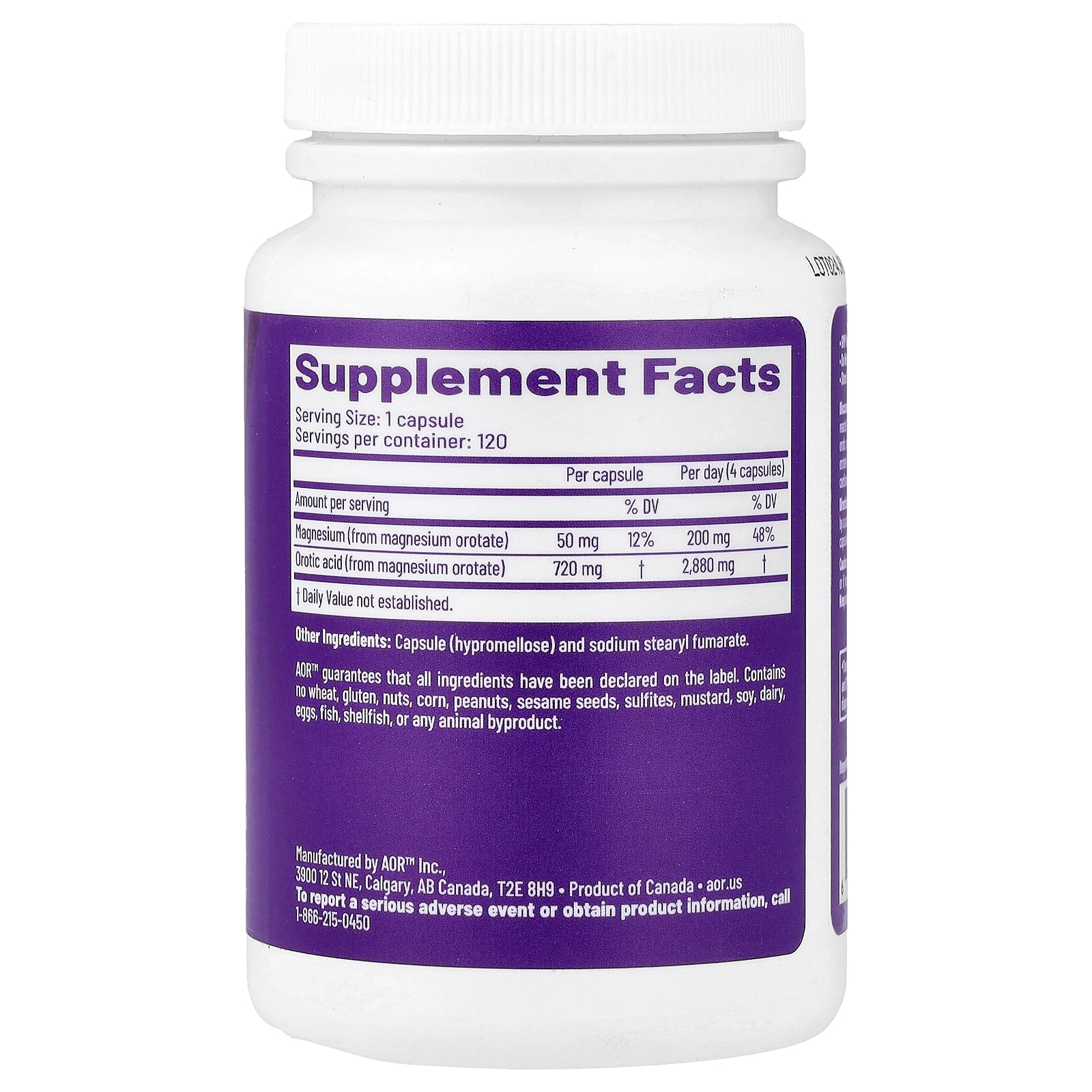 Advanced Orthomolecular Research AOR Cardio Mag 2.0, 120 Capsules - Optimal Heart Health - Image 2