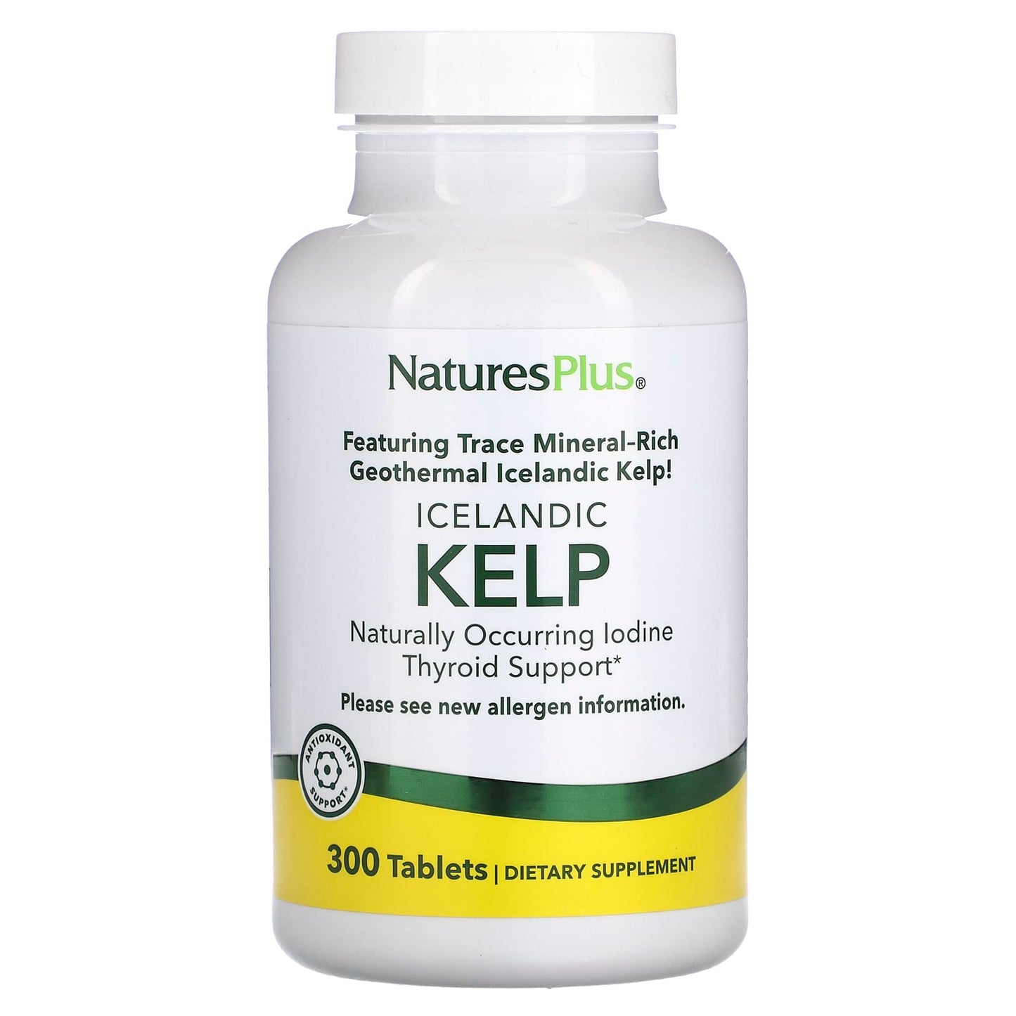 NaturesPlus, Icelandic Kelp, 300 Tablets (150 mg per Tablet) - Image 1