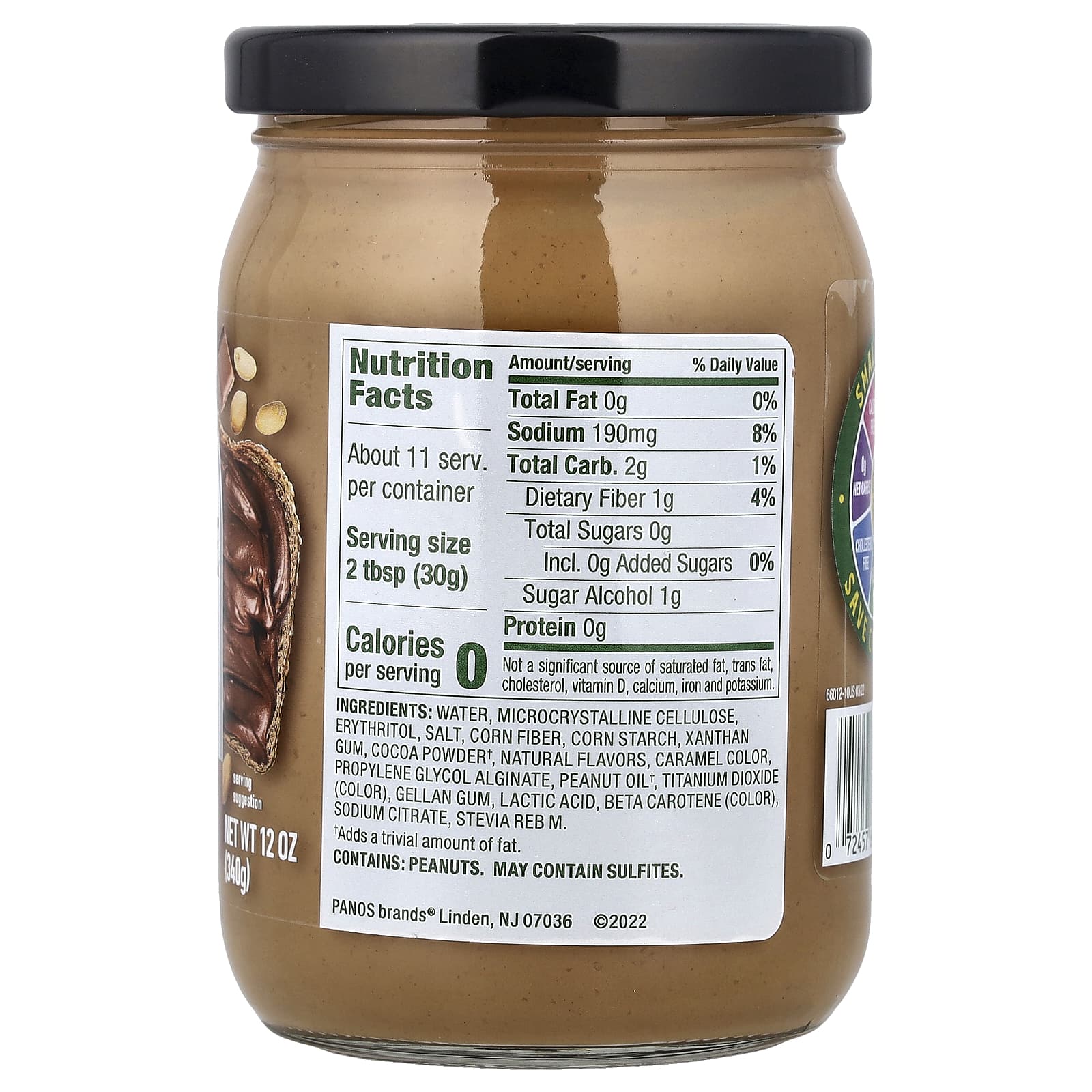 Walden Farms, Chocolate Peanut Spread, 12 oz (340 g) - Image 2