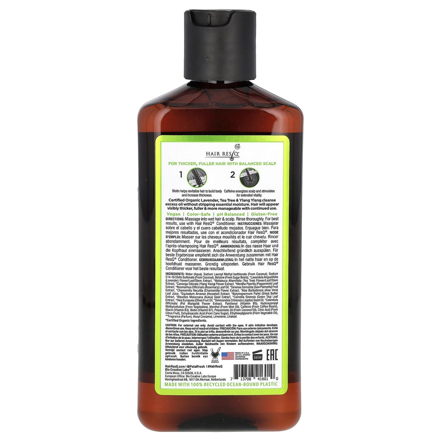 Petal Fresh, Hair ResQ®, Biotin Shampoo, Thickening +  Oil Control, 12 fl oz (355 ml) - Image 2