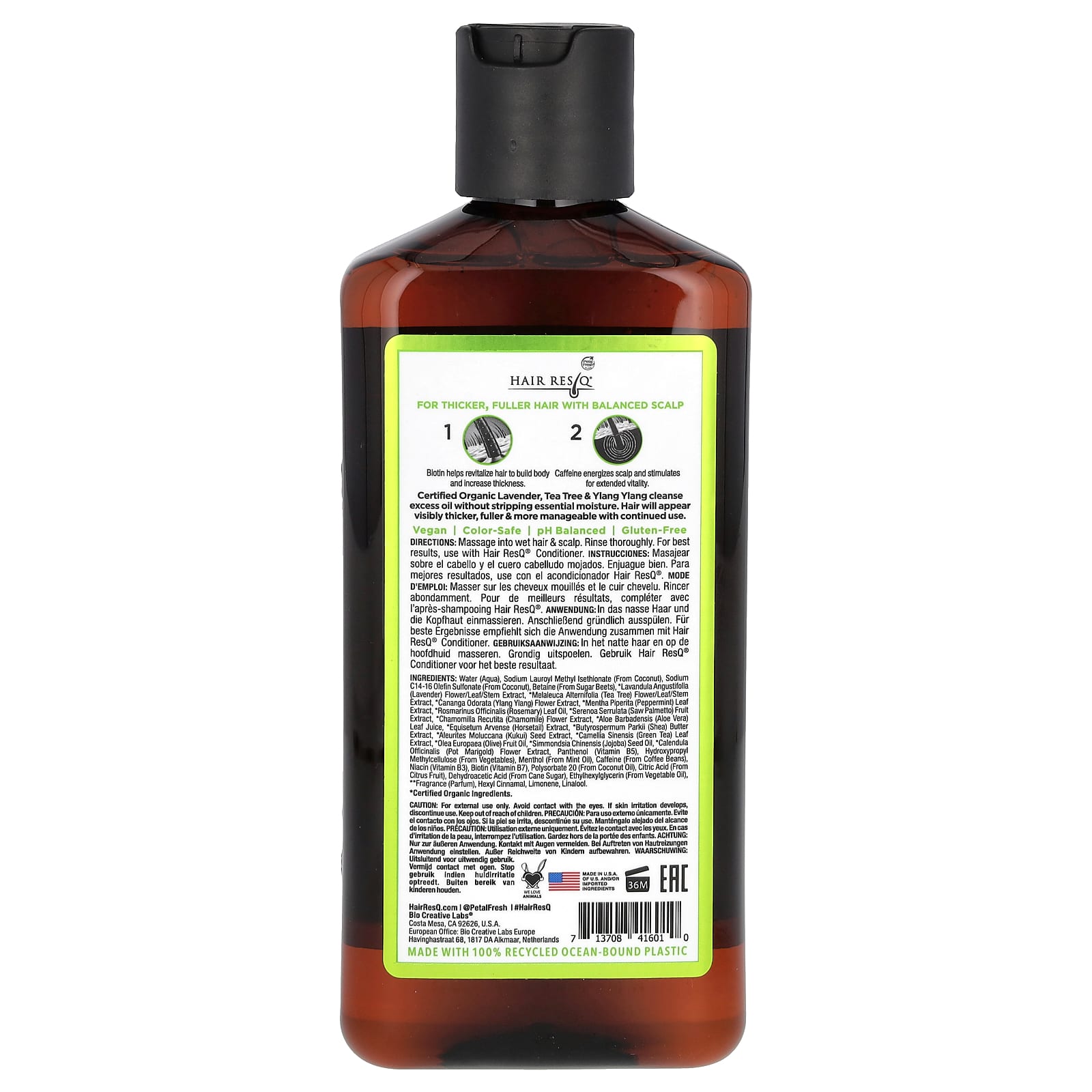 Petal Fresh, Hair ResQ®, Biotin Shampoo, Thickening +  Oil Control, 12 fl oz (355 ml) - Image 2